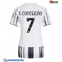 Fotballdrakt Dame Juventus Francisco Conceicao #7 Hjemmedrakt 2025-26 Kortermet